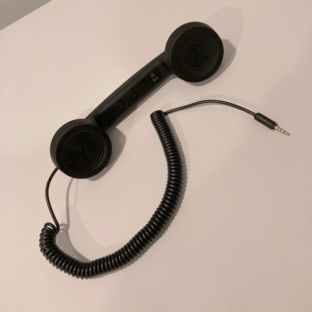 Retro Hand Held Phone for iPhone